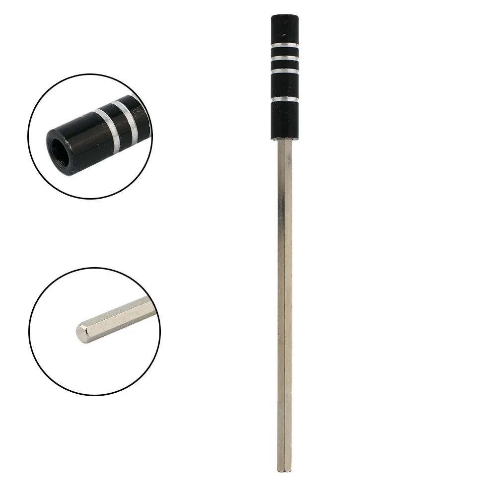 

123mm Magnetic Metal Shaft Extension Bar Rod 4mm Hex Shank Socket Adapter For 1/8\" Screwdriver Bits Holder Hand Tools