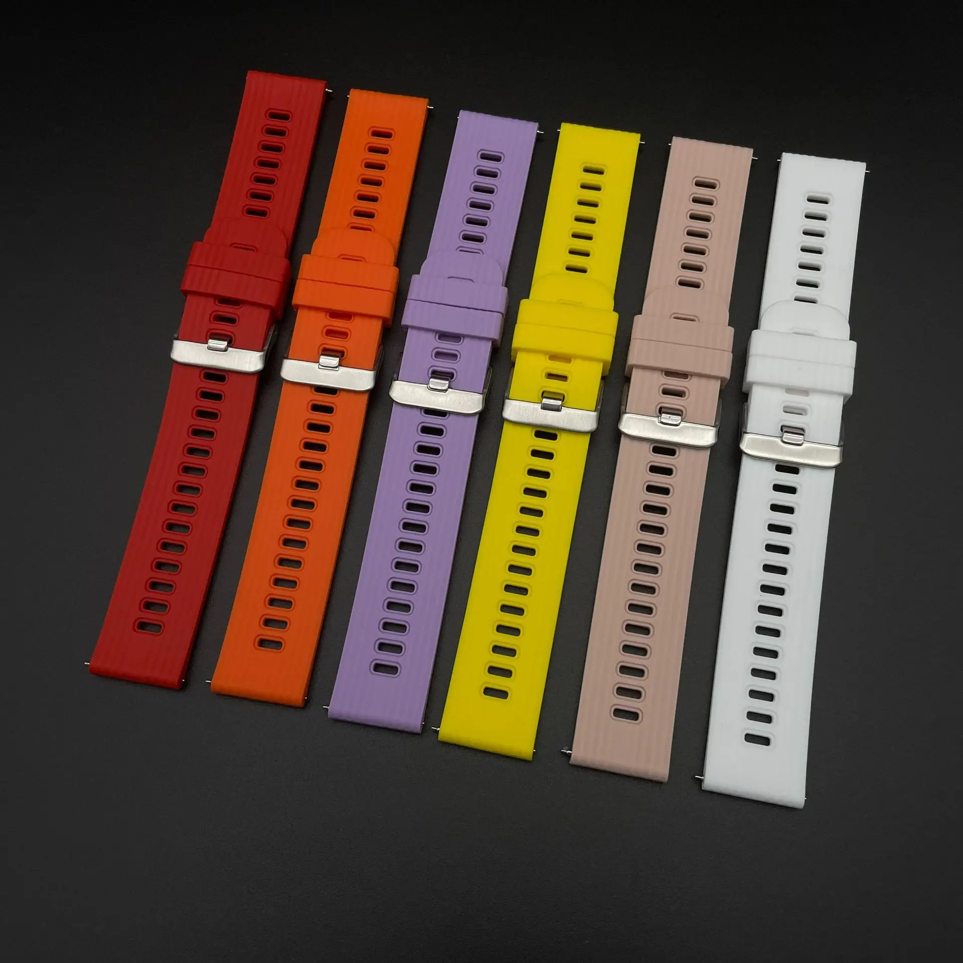 22mm Silicone Watch Band for Huawei Watch GT 2 46mm Soft Sport Strap Bracelet Watchband for Samsung Galaxy Watch 46mm Gear S3