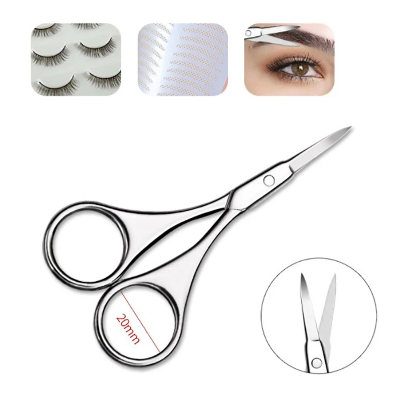 

Stainless Steel Small Nail Tools Eyebrow Nose Hair Scissors Cut Manicure Facial Trimming Grooming Shaping Makeup Beauty Tool