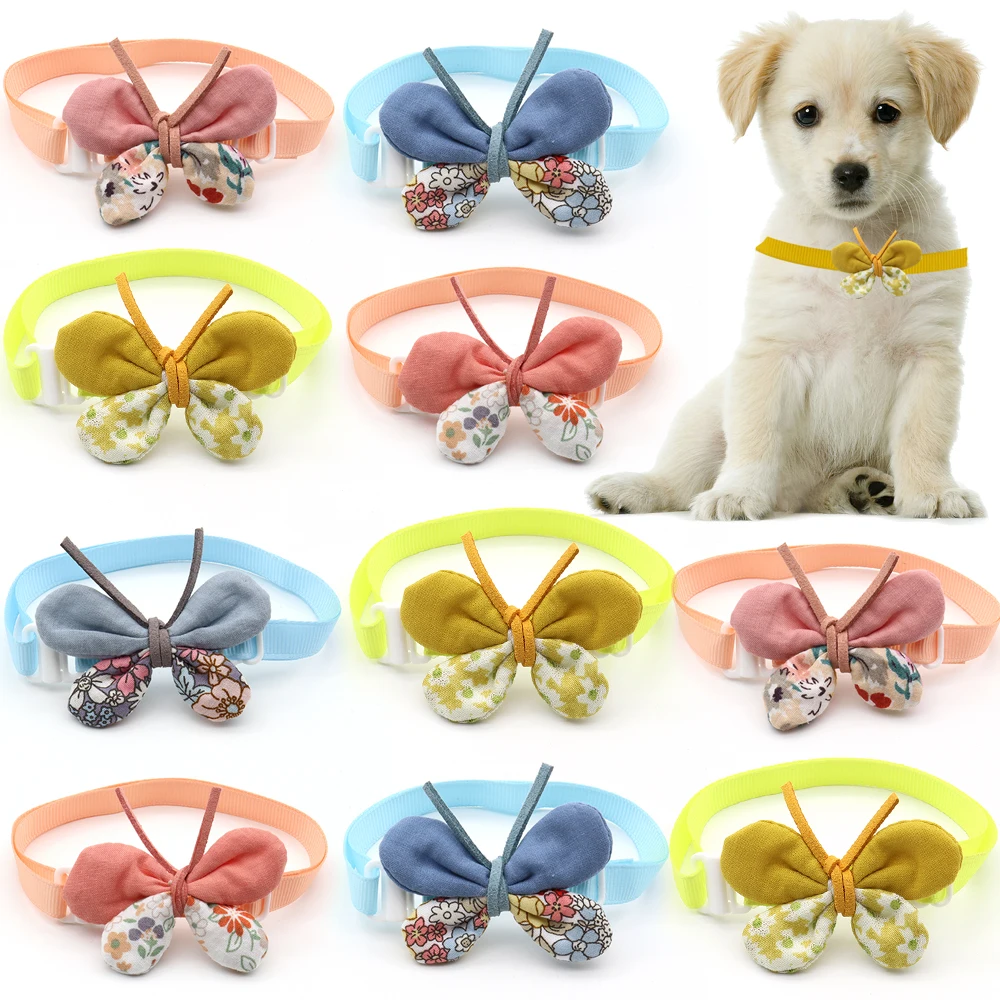 

30/50 Pcs Dogs Puppy Accessories Cute Butterfly Style Bow Ties for Dogs Collar Necktie Pet Supplies Doggy Grooming Bowtie