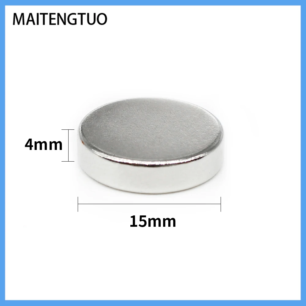 

5/10/20/50PCS 15x4 mm Disc Strong Cylinder Rare Earth Magnet 15mmx4mm N35 Round Neodymium Magnets 15x4mm 15*4 mm