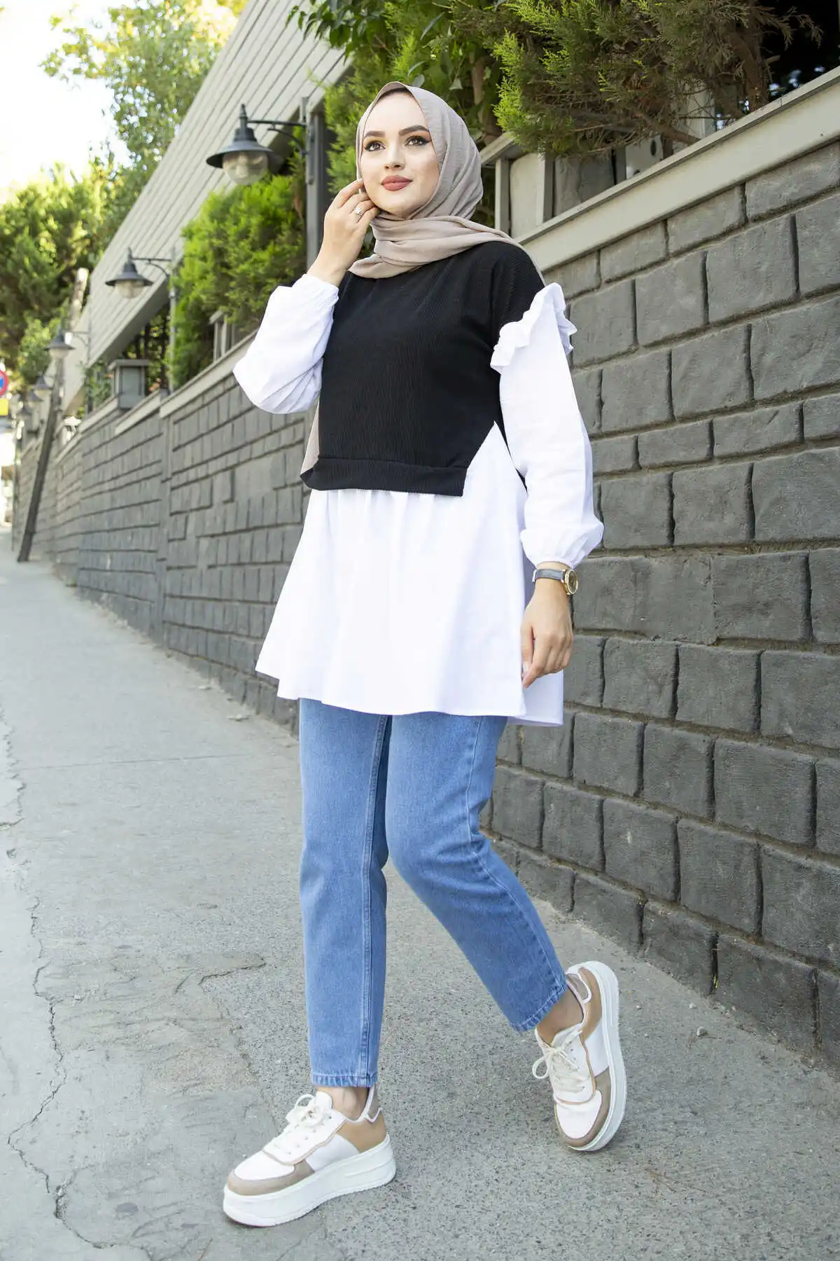 Knitwear Detailed Shirt Black