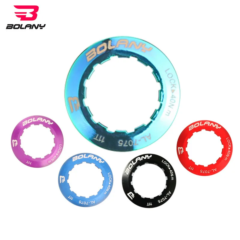 

Bolany Mountain Bike Flywheel Locking Lid Cassette 7075 Aluminum Alloy Lock Ring Cross-Border Supply