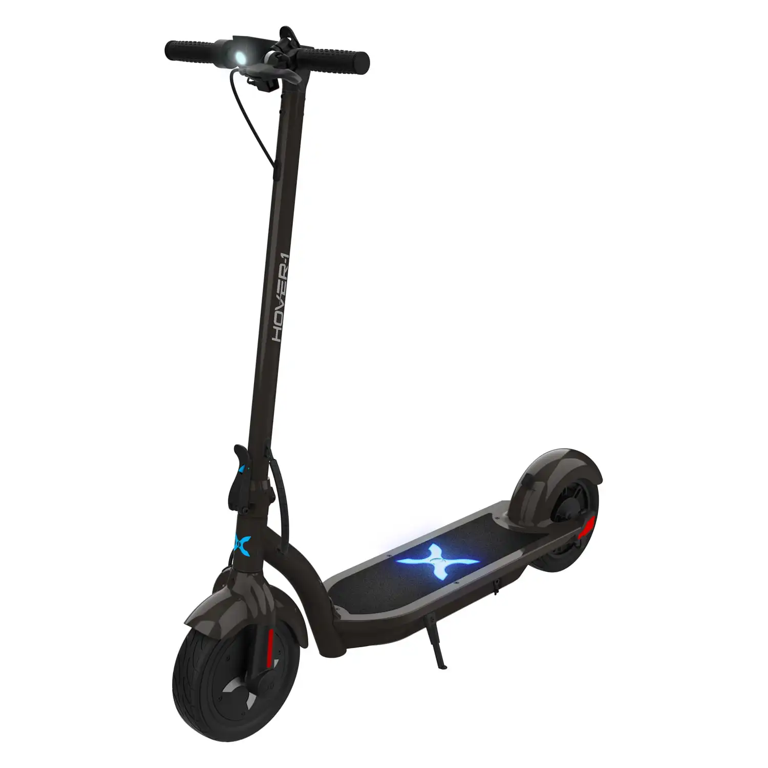 

Black Scooter, 12 Mile Range, 264 Lbs. Max Weight, LED Lights