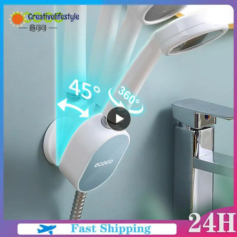 

Non-perforated Shower Head Hanging Seat Multi-functional Shower Bracket Adjustable Wall Mount Shower Bath Head Holder Universal