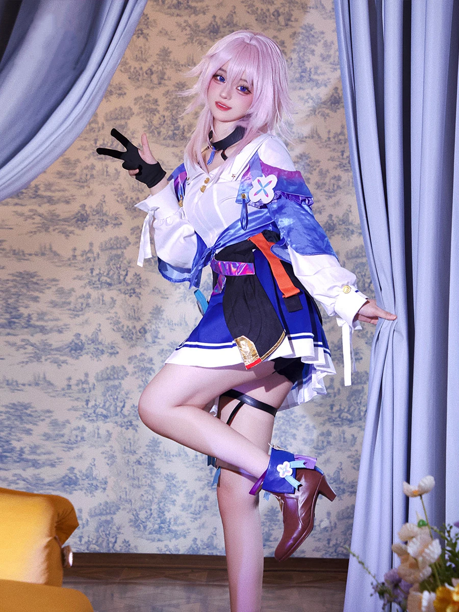 COS-HoHo Honkai: звездная рейка 7 марта костюм для игры элегантный женский аксессуар