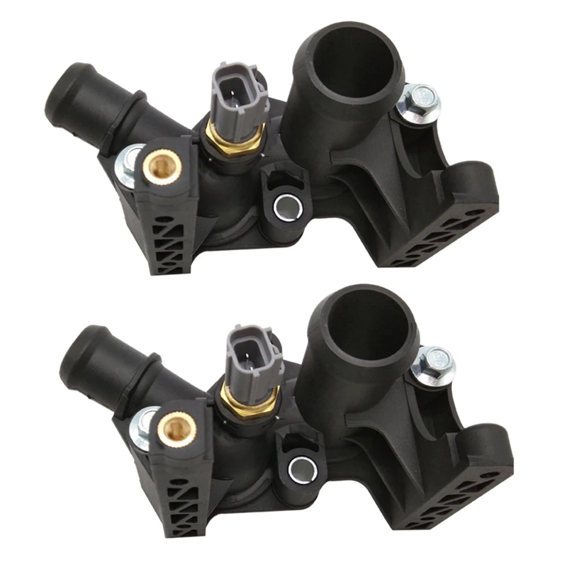 

2X 7M5G-8K556-AC Cooling System Thermostat Housing For Ford Fiesta Focus 2012-2016