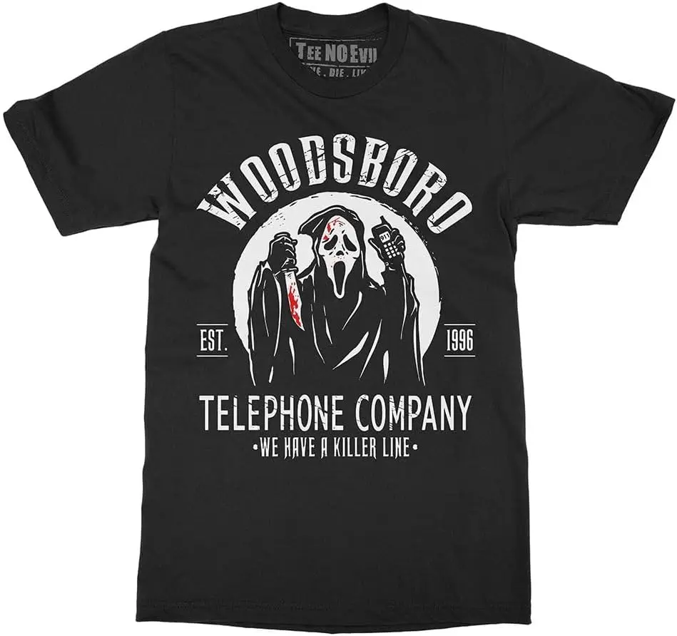 Футболка ужасов Woodsboro