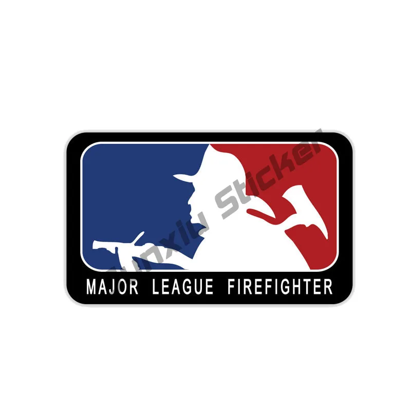 

Reflective KK Car-Stickers Major League Firefighter for Window Bumper Trunk Auto Uv Protection Decoration KK15*9cm