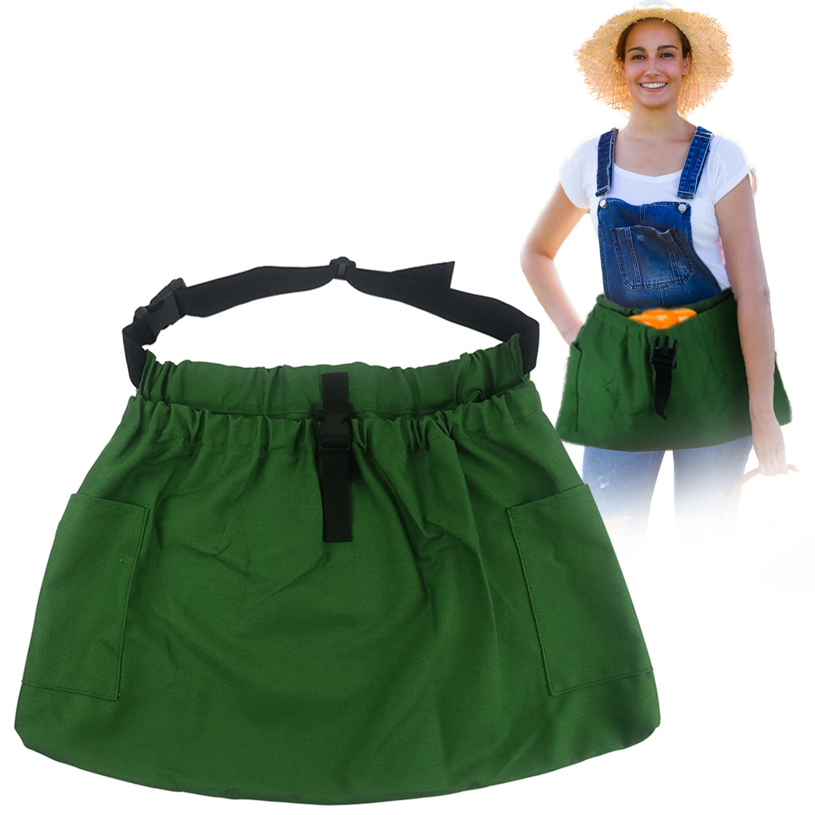 

Fruit Picking Bag Vegetable Harvest Apples Garden Picking Bag Garden Apron Farm Helper Free Your Arm And Hand Green Home