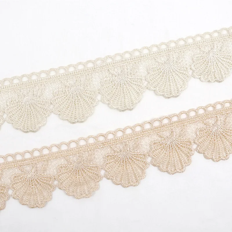 

Hollow Embroidery Lace 7CM Wide Water Soluble Lace Handmade DIY Material Sofa Cushion Accessories Doll Skirt Decorative Fabric