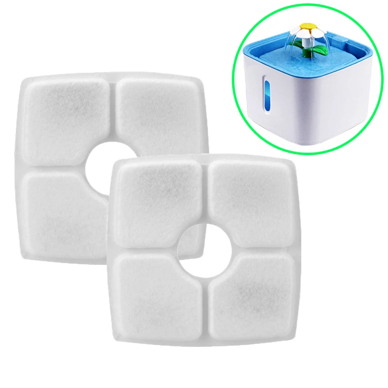 

Replacement Filters Dispenser Dog Flower For Round Water Activated Filter Cat Pet Fountain Replaced For Fountain Drinking Carbon