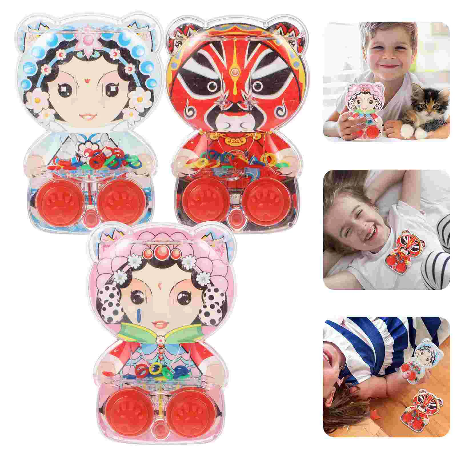 

3Pcs Handheld Water Toss Toy Small Ring Toss Toys Kids Water Games Water Ring Plaything