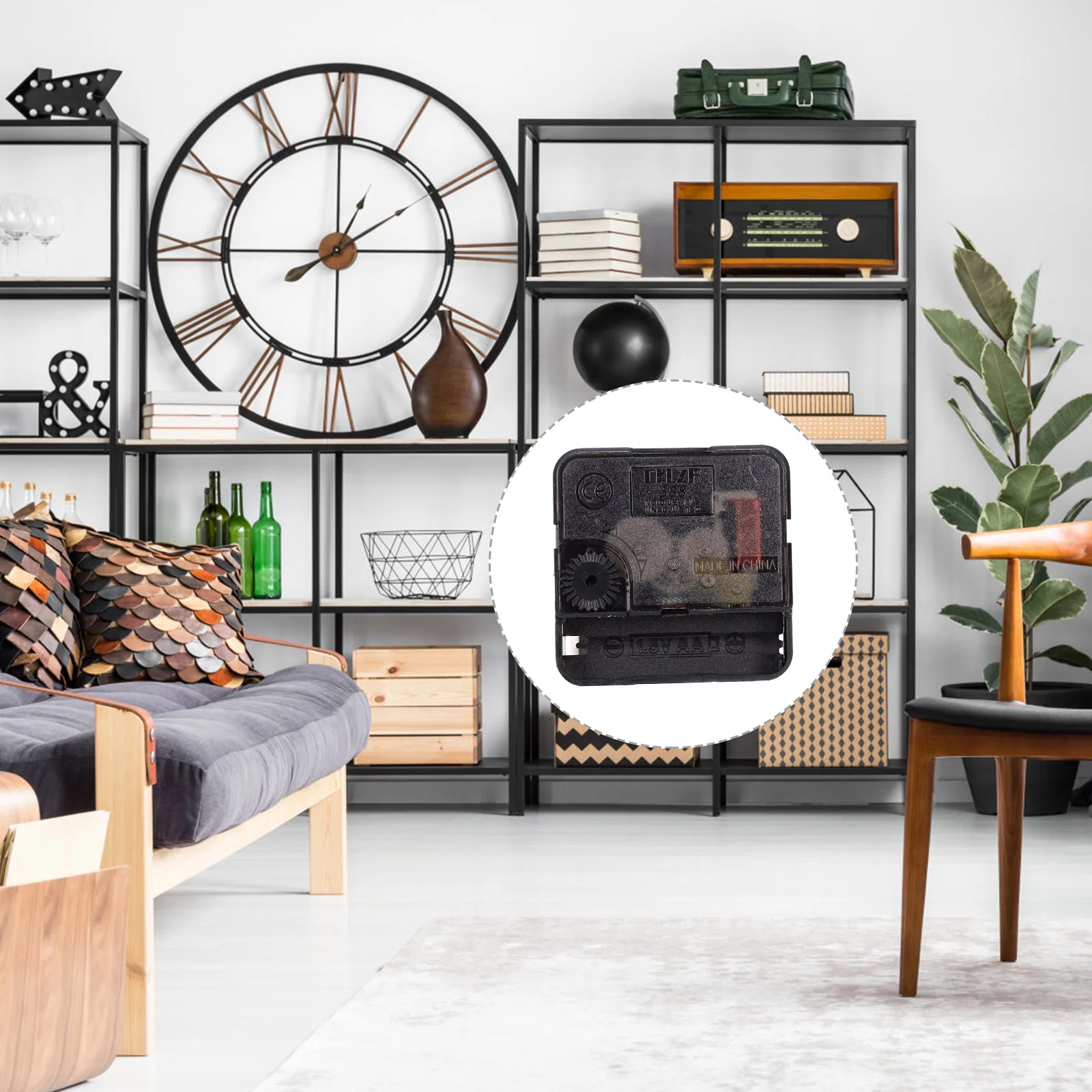 

Clock Movement Replacement Mechanism Quartz Parts Silent Mute Wall Diy Repair Watch Kit Movements Home Operated Supply