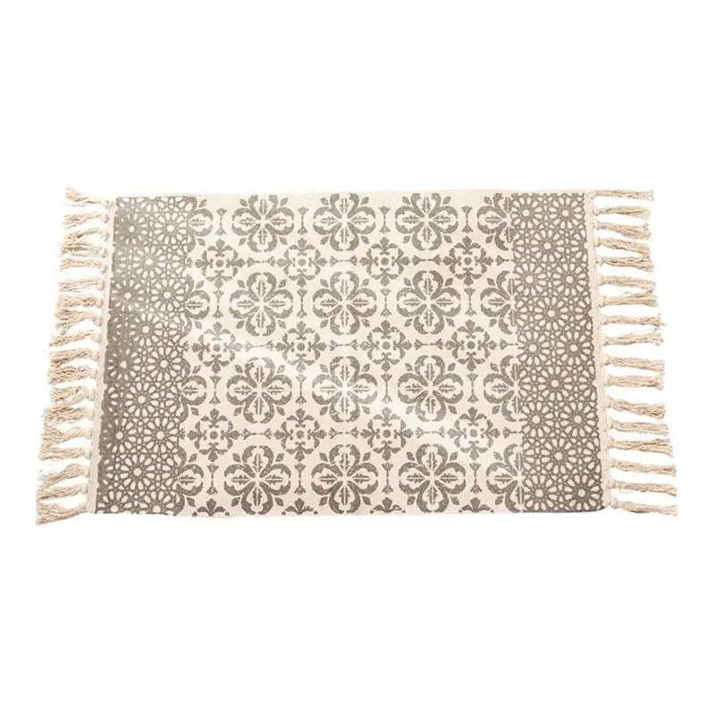 

Modern Bohemian Style Small Area Rug Cotton Washable Reversible Decorative Rug
