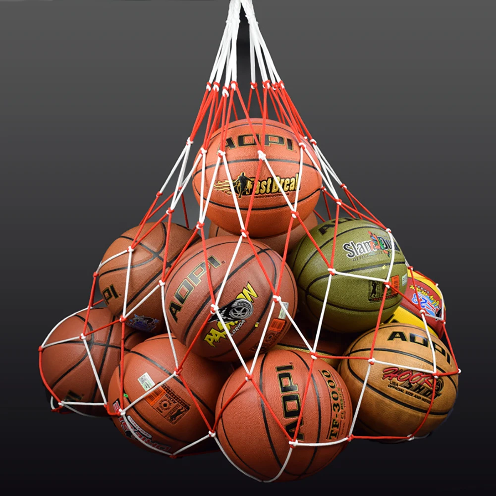 

Lattice Cord Football Basketball Net Bag Sport Game Ball Carrying Mesh Storage Bag Lightweight Volleyball Soccer Organizer Pouch