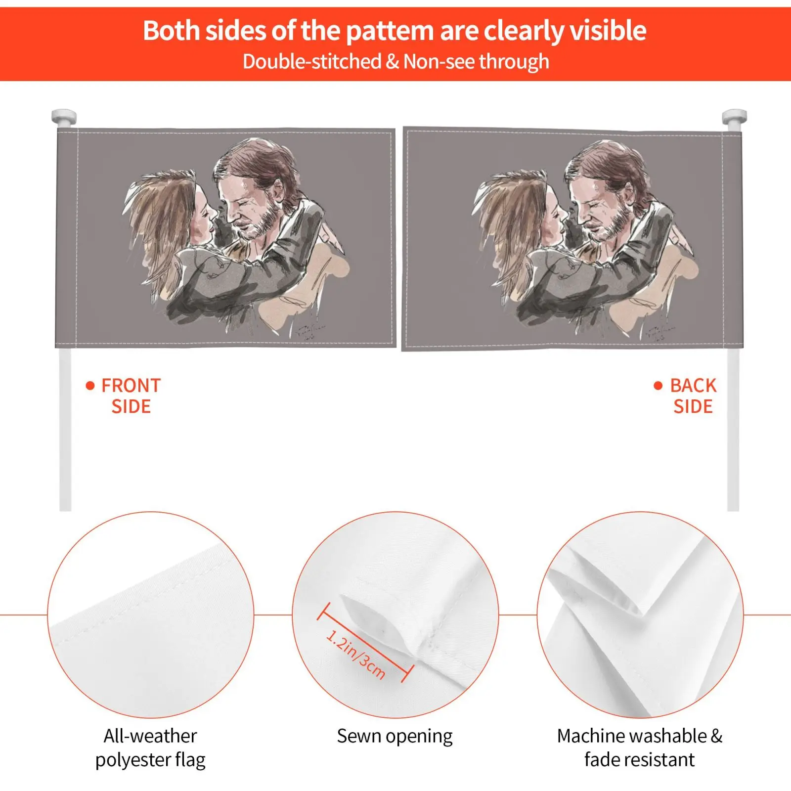 Мы находимся далеко от мелководья сейчас флаг автомобиля Смешные звезды музыка