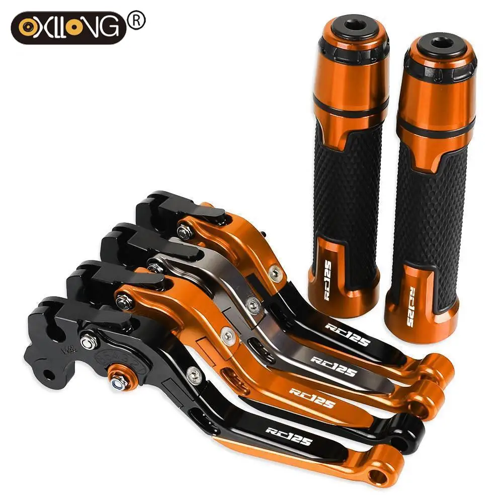 

Motorcycle Brakes Tie Rod Handbrake Brake Clutch Levers Handlebar Hand Grips ends FOR RC125 2011 2012 2013 2014 2015 2016 2017