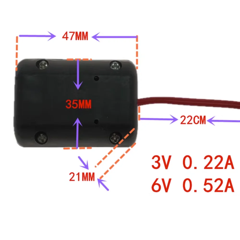 Новый мини-массажер DC 3-6 в странные детали для игрушек сделай сам супермощный