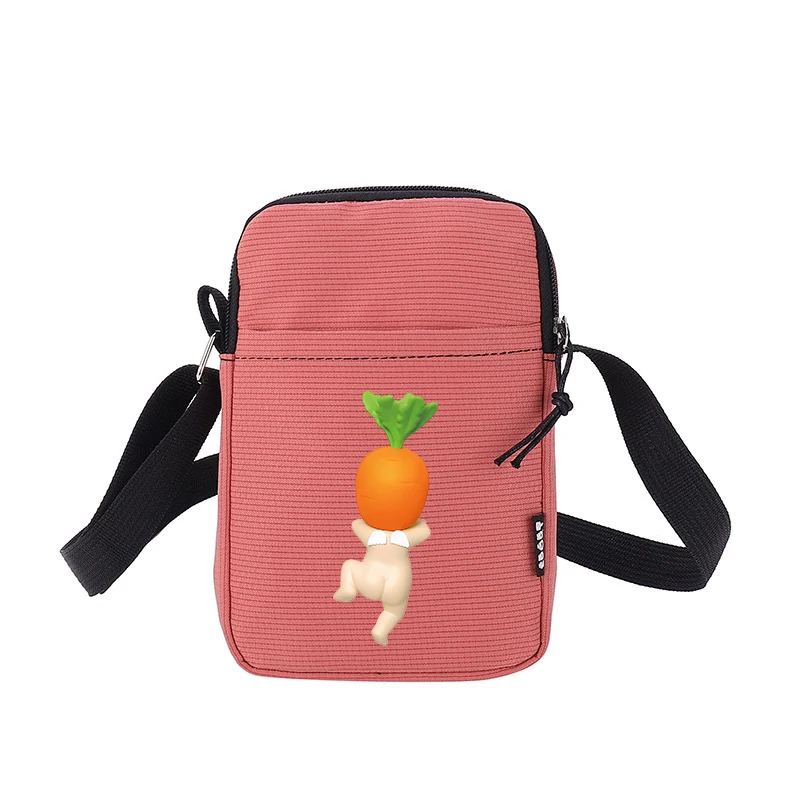 Sonny Angel Shoulder Bags Anime Printed Canvas Square Messenger Bag Fashion Women's Cellphone Pouch Diagonal Kids Xmas Gift