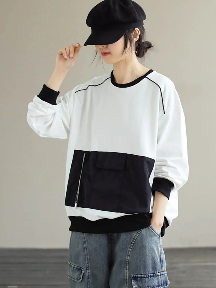 Женская модная Свободная белая толстовка Max LuLu в японском стиле 2022 женская