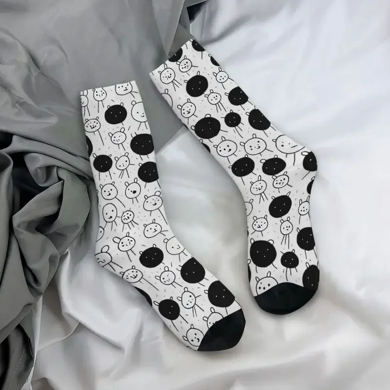 Счастливые мужские носки Y2K милые винтажные в стиле Харадзюку С Рисунком