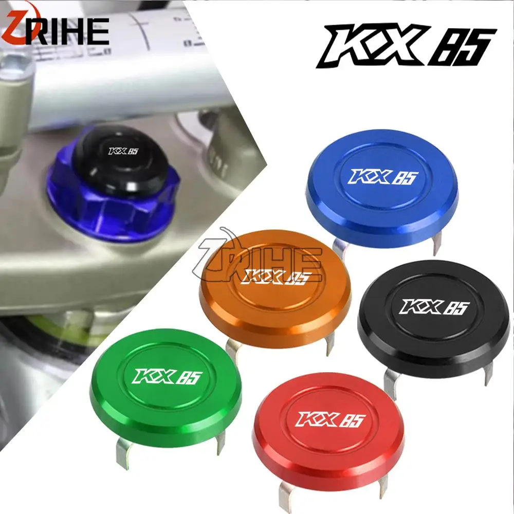 Декоративная крышка вала рулевого колеса FOR KAWASAK KX85 KX 85 85KX Motor HandleBar Steering Stem Cap Shaft Decorative Cover 2001-2017 2018 on.