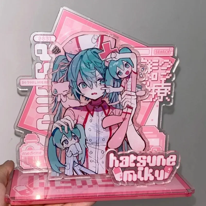 Акриловый стоячий знак Hatsune Miku периферийные аниме знаки милый мультяшный