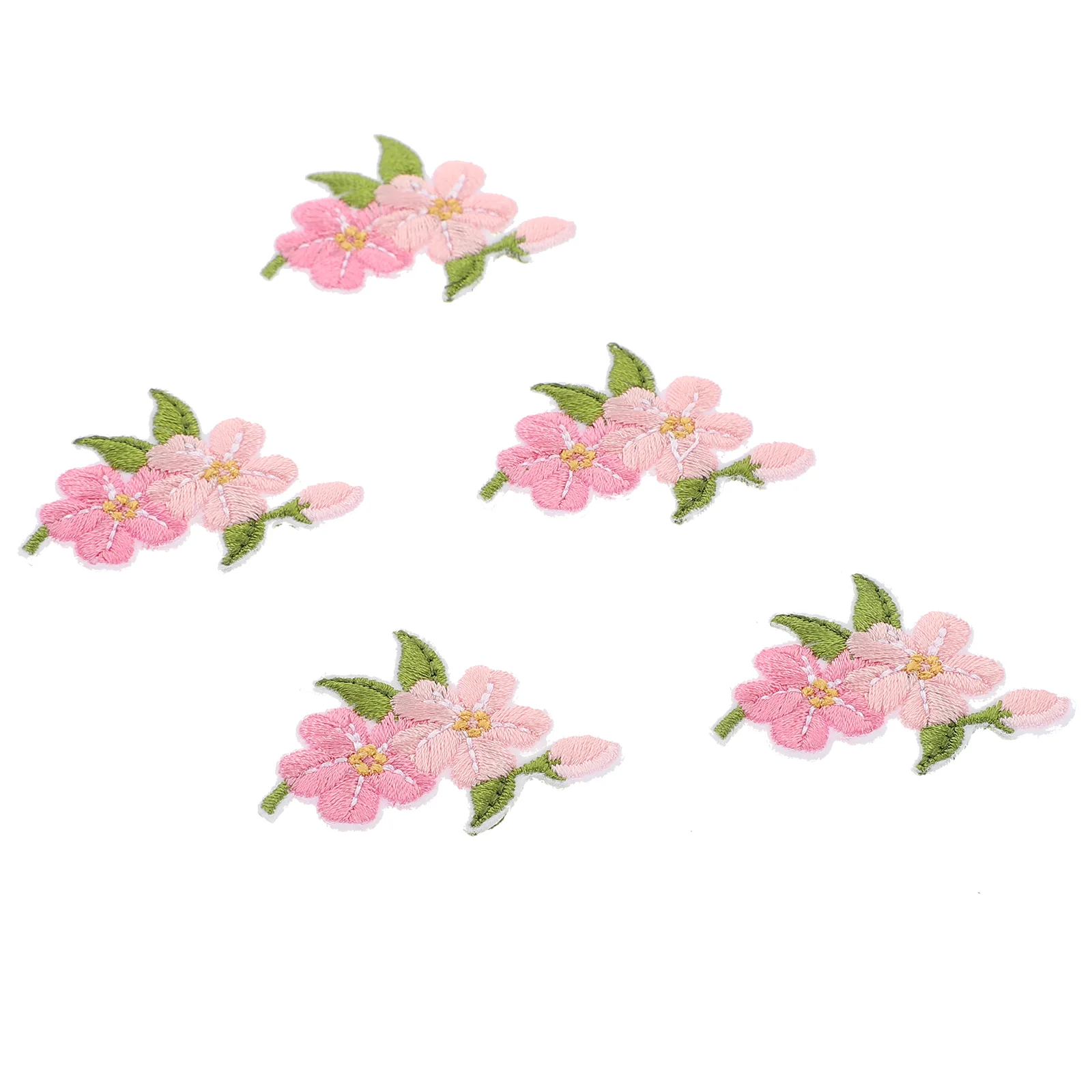 

On Sew Clothes Iron Applique Flower Cloth Rose Floral Patch Appliquesscater Sewing Embroidery