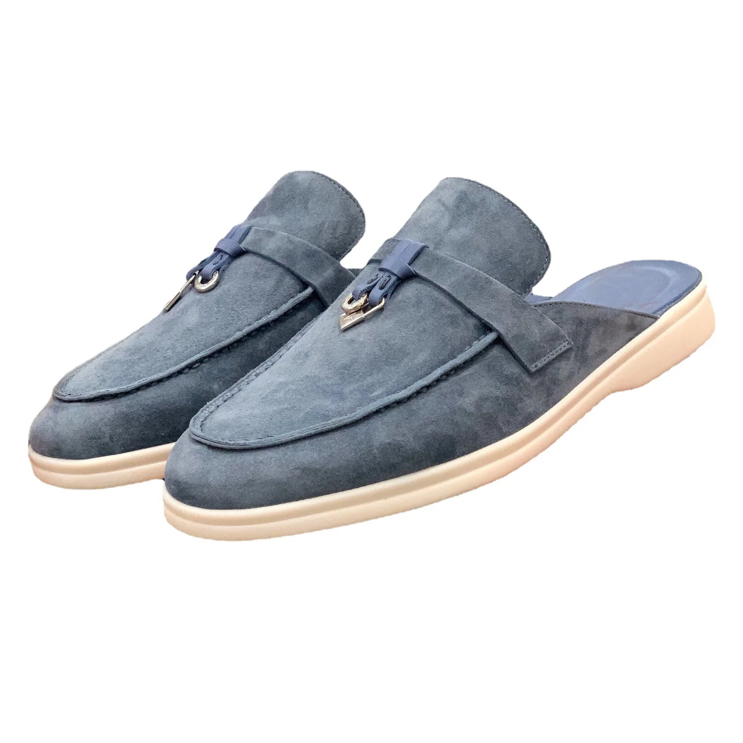 Top Quality Spring Summer Cashmere Loafers Women's Pendants Fashion Comfortable Loafers Wool Walking Casual Women's Sandals.