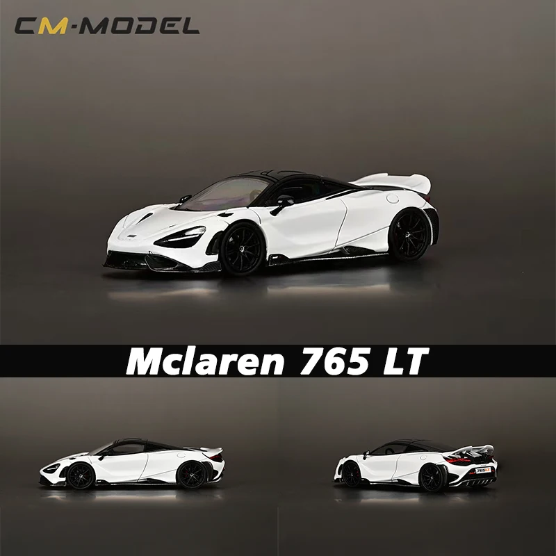 

CM 1:64 765 LT White Super Sport Tail Movable Replaceable Hub Alloy Diorama Car Model Collection Miniature Carros In Stock