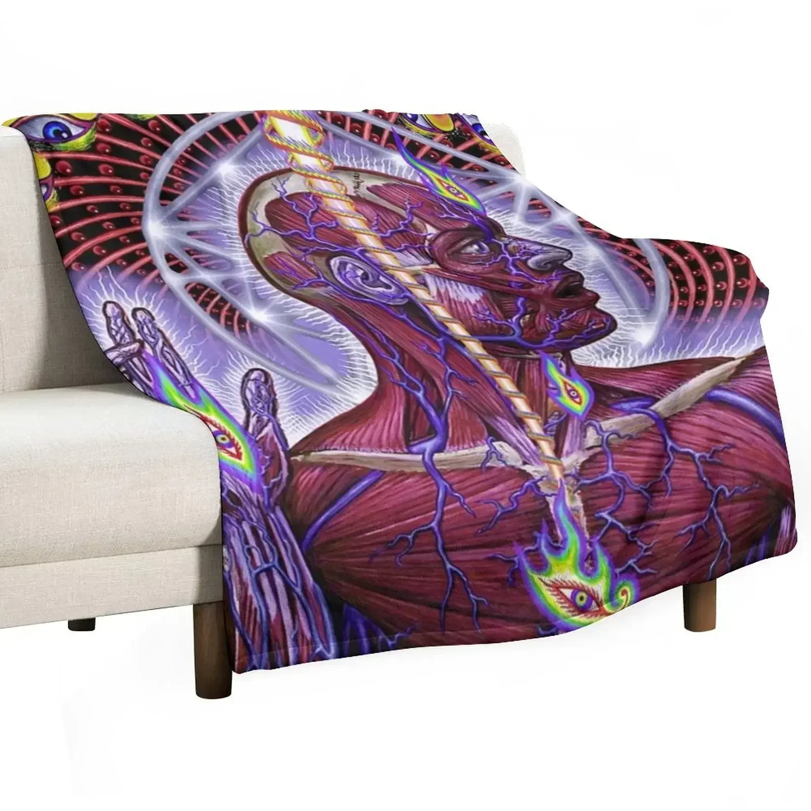 Одеяло Lateralus ?nima Fear Inoculum 10 000 дней Undertow Retros Thermals для путешествий Фланелевые одеяла