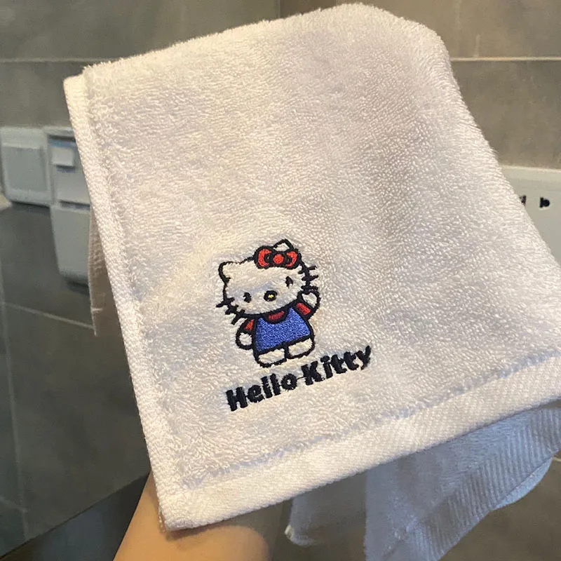 

Kawaii Sanrios быстросохнущее полотенце Мультяшные милые HelloKittys похвалы для путешествий портативное хлопковое Впитывающее Глиняное полотенце му...
