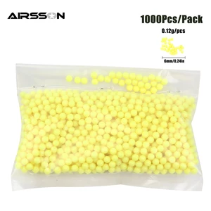 1000PcsPack Airsoft Paintball Balls 6mm Strike BB Ball Strike Rifle Gun Shooting Slingshot Plastic Ammo Speed Load For Hunting