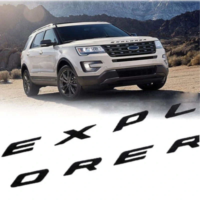 

Explorer Car Emblem Front Hood Emblem 3D Letters Explorer Sticker Fit for Ford 2011-2019 Explorer