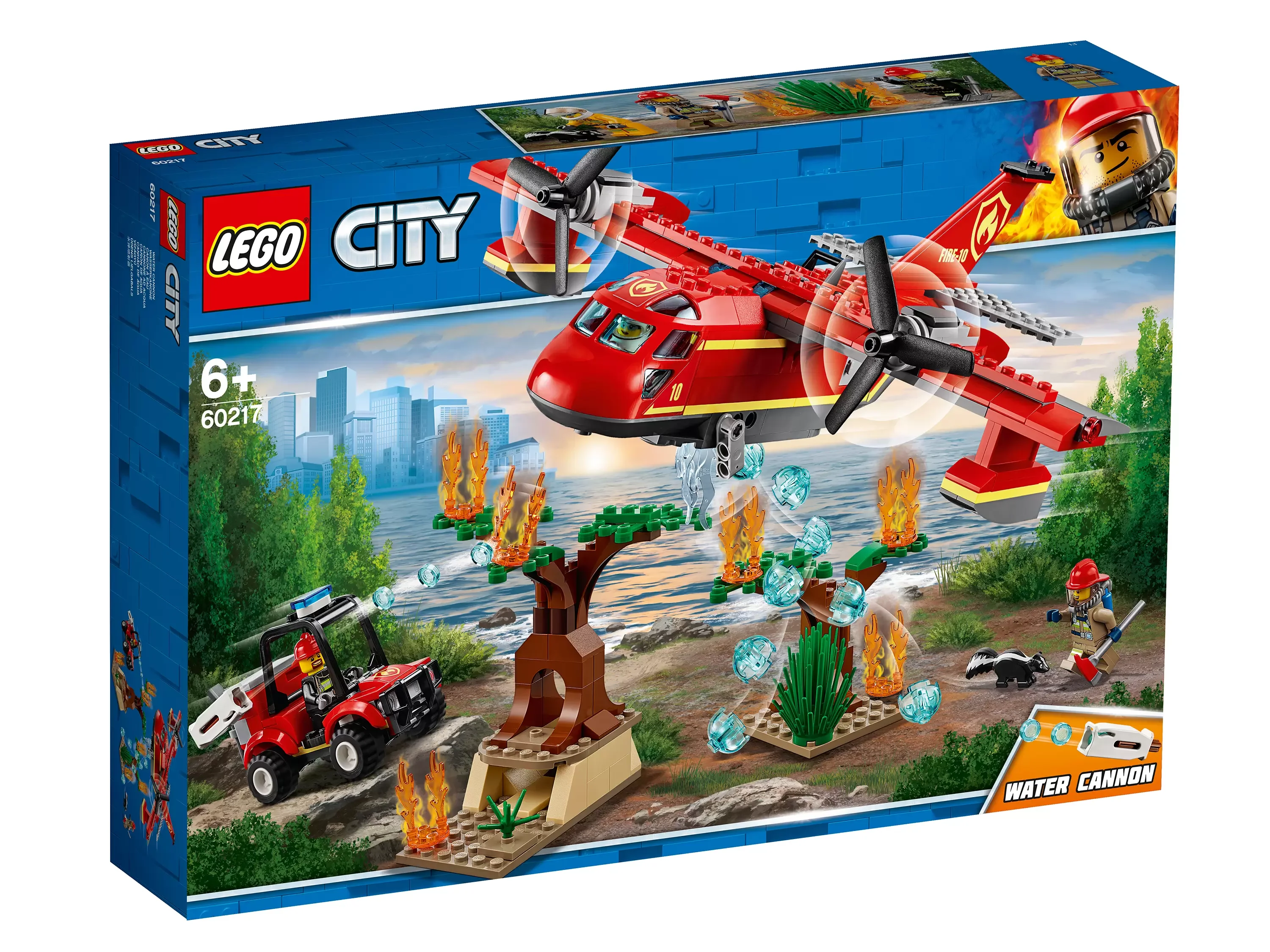 Конструктор LEGO City (Сити) 60217 Пожарный самолёт 6+ | Игрушки и хобби
