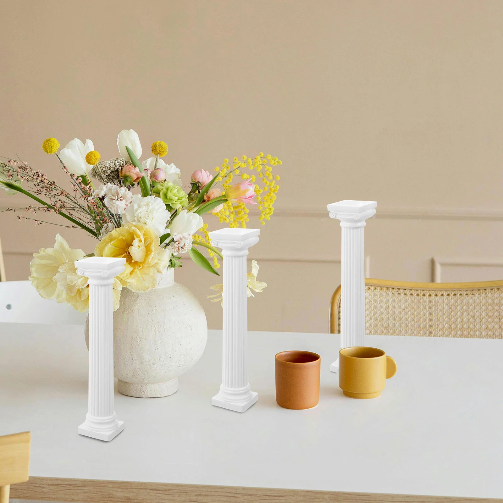 Римские колонны для модели декоративные стойки уличные украшения садовый