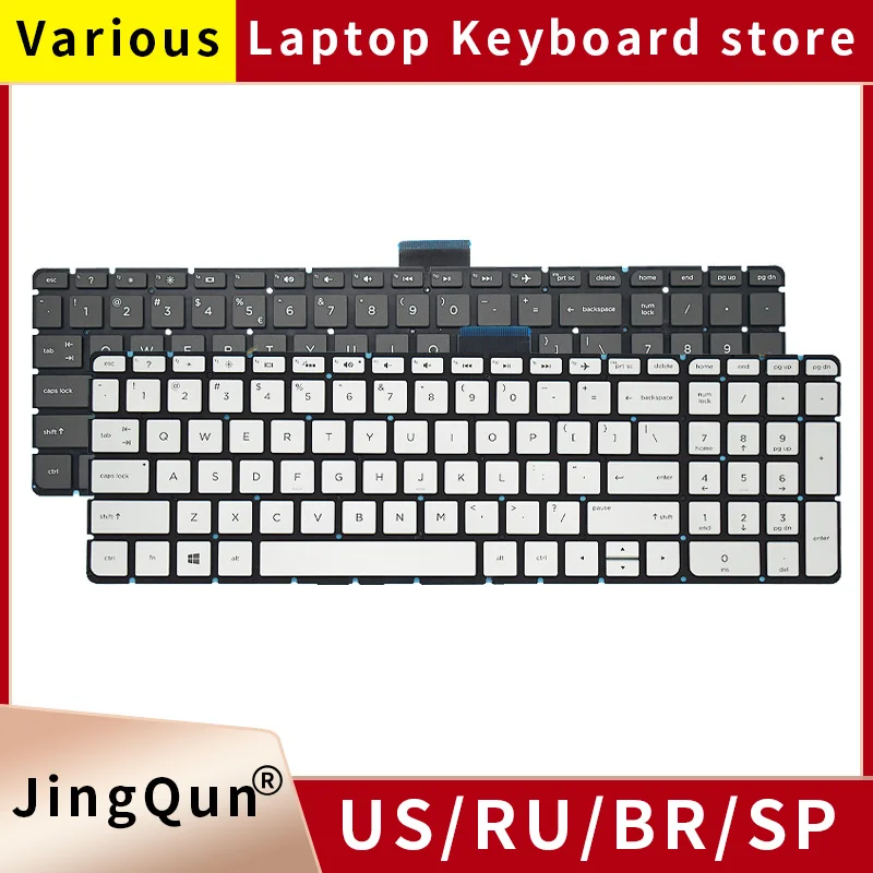 Русская клавиатура для HP Omen 15-AX 15-AX000 15-ax001la 15-ax002la 15-ax201la 15-ax202la 15-ax204la с подсветкой