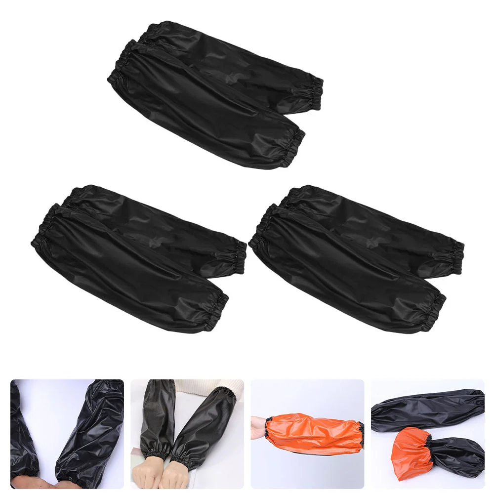 

3 Pairs Oversleeves Waterproof Kitchen Oversleeves Arms Sleeves Cover for Cooking Gardening Working Housework Cleaning