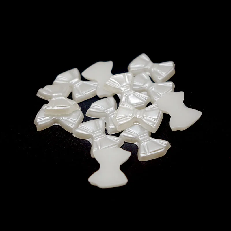 

50 шт./лот 12*9 мм белый галстук форма Скрапбукинг имитация жемчуга бусины швейные пуговицы DIY Материал фурнитура BD0020