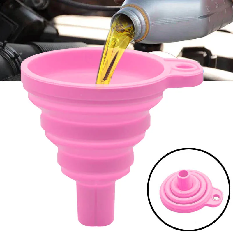 Воронка двигателя универсальная силиконовая воронка для жидкости моечной