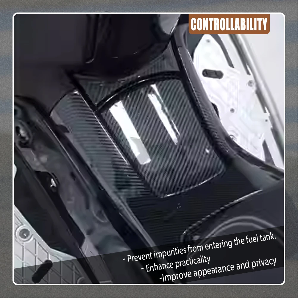 Фото Для Yamaha NMAX155 V3 2025 защита топливного бака аксессуары топливный бак мотоцикла крышка из углеродного волокна N-MAX 155 NMAX 155 №3