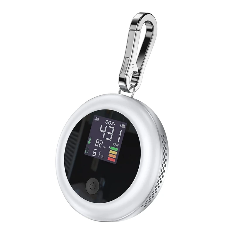 

Датчик для внутреннего контроля CO2 с сигнализацией, монитор для определения качества воздуха с диоксидом углерода с диагональю 400-5000, устрой...