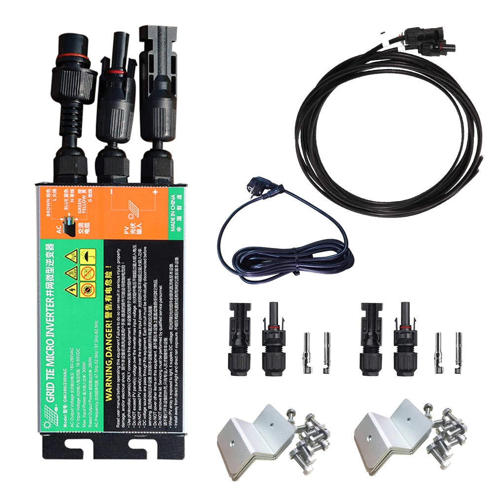 

600W inverter for 600W photovoltaic system balcony power plant PV solar panel Micro grid-connected inverter