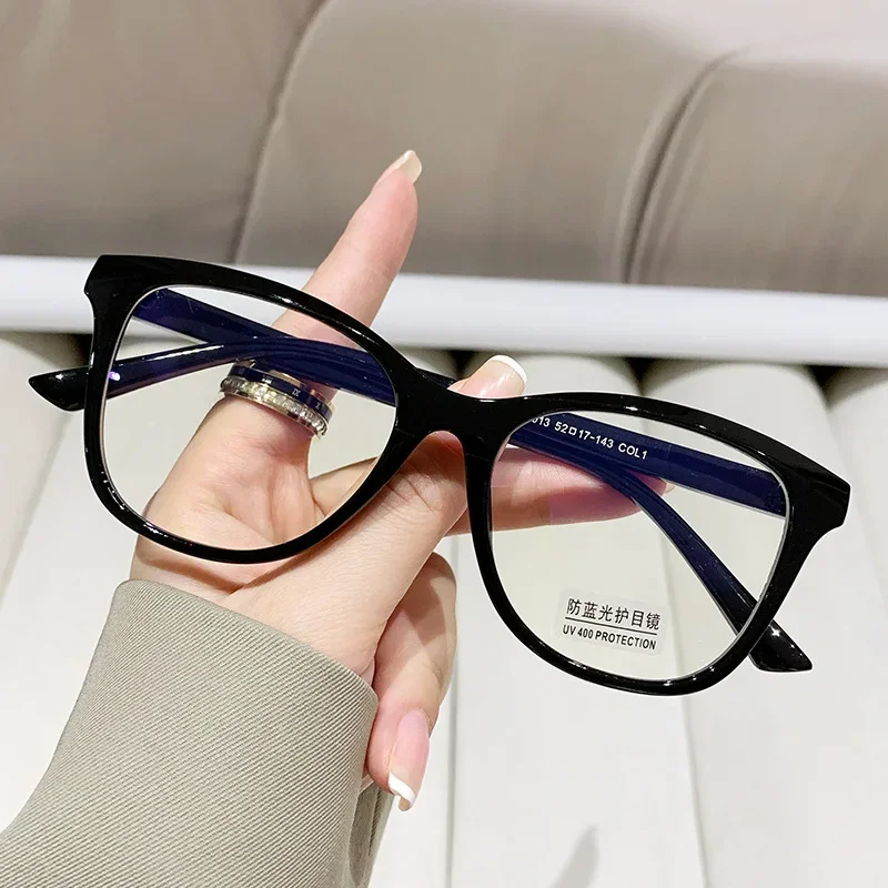 DYTYMJ Cat's Eye Anti-Blue Light Glasses Frame Women Classic Retro Leopard Print Spectacle Frames Eyewear