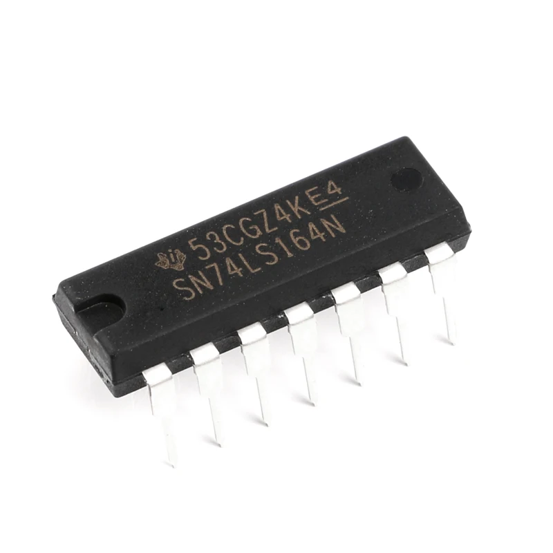 

10PCS/Pack New Original in-line SN74LS164N 8-bit serial input/parallel output shift register DIP-14