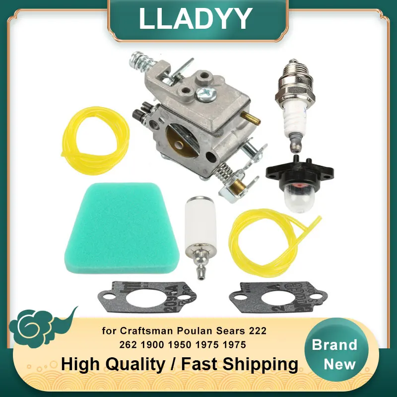 Карбюратор для ремесленника, птицы Sears 222 262 1900 1950 1975 1975 Woodshark