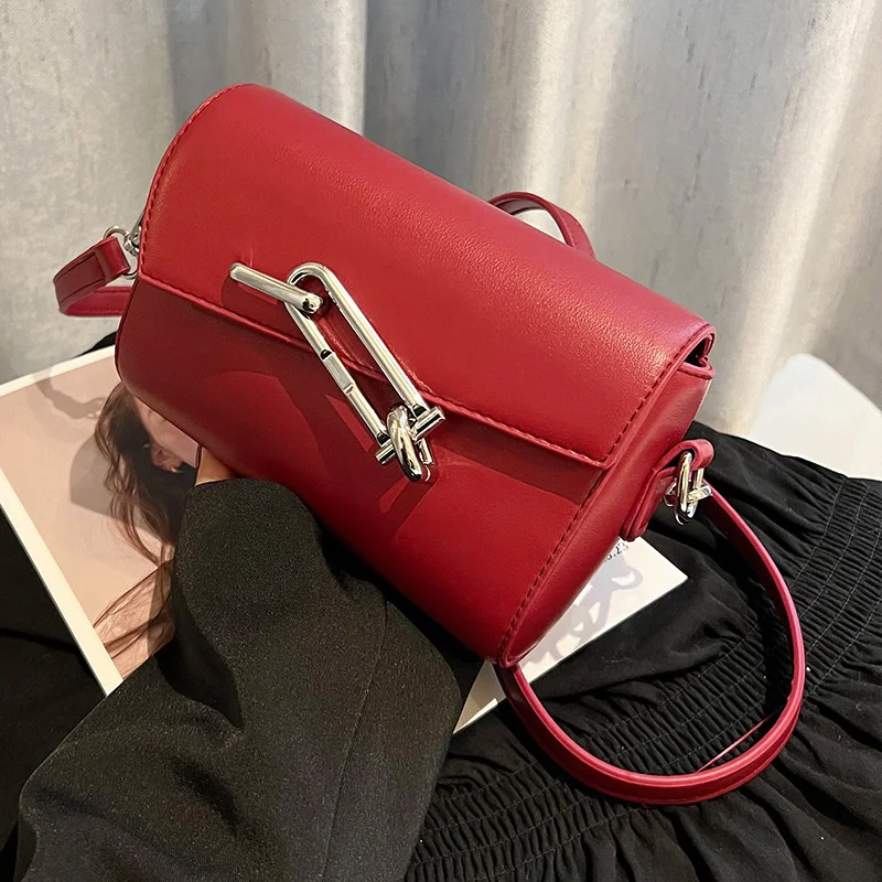 

Маленькие женские сумки через плечо с клапаном в простом дизайне, дизайнерская сумка из искусственной кожи и кошелек, новинка 2022, женская сумка-мессенджер через плечо