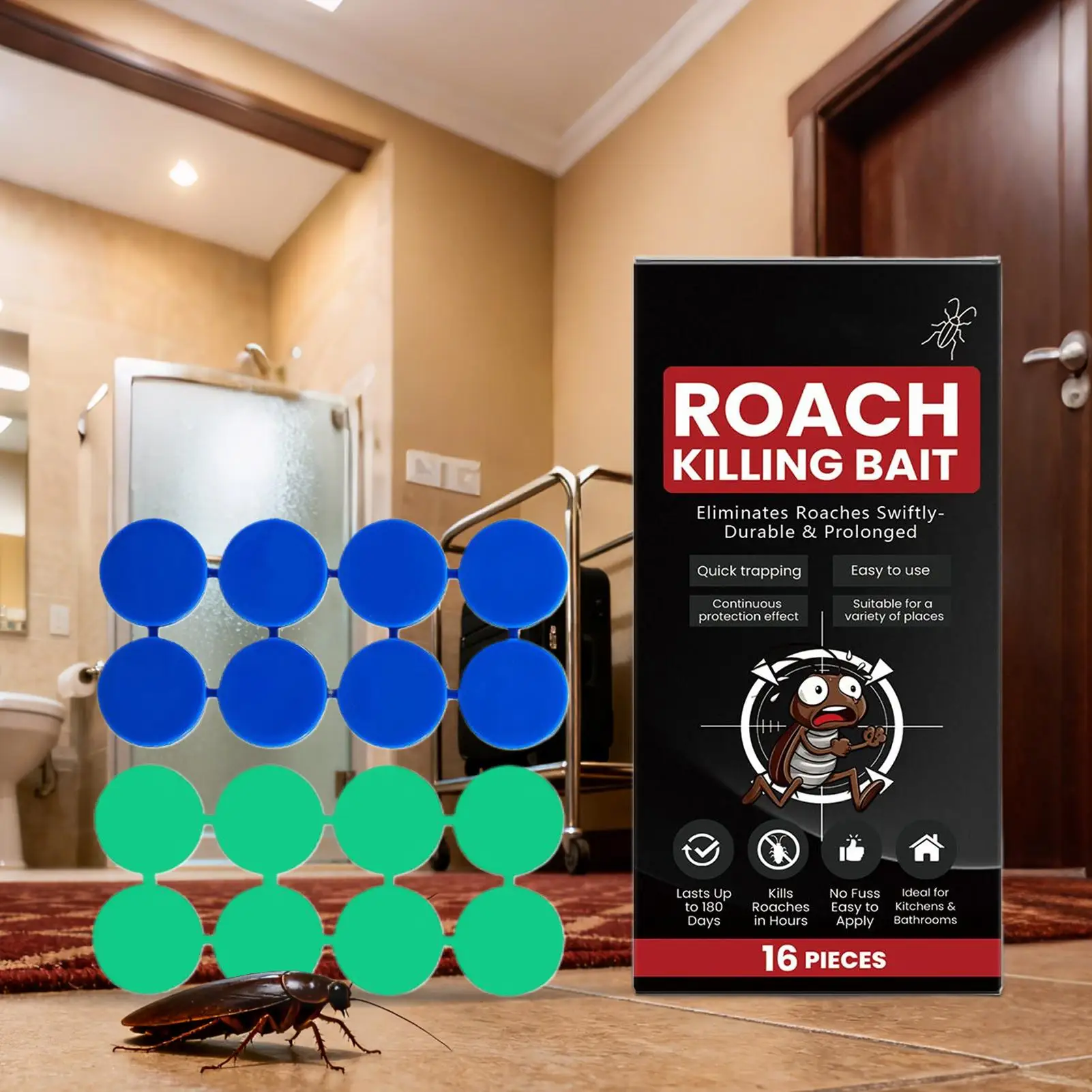 

Ловушки для тараканов 16 шт.