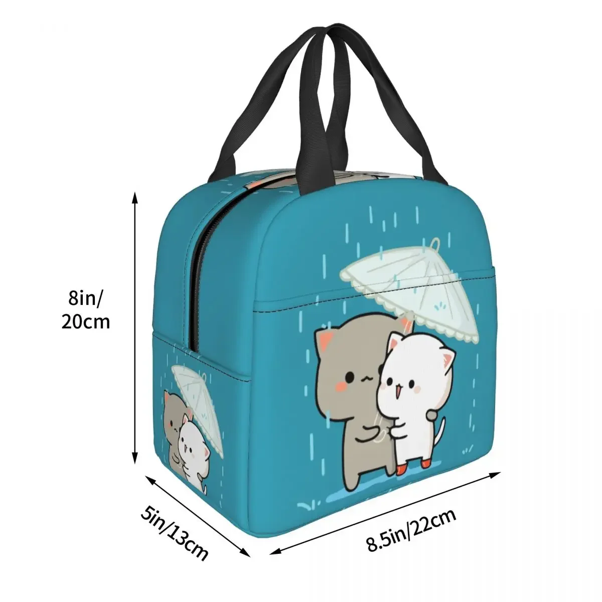 Сумка Для Обеда Peach And Goma Mochi Cat Унисекс Водонепроницаемая Термоизолированная